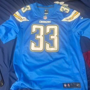 Chargers Powder Blue Derwin James Jersey, Nike Large